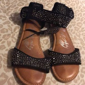 Naughty Monkey studded sandals